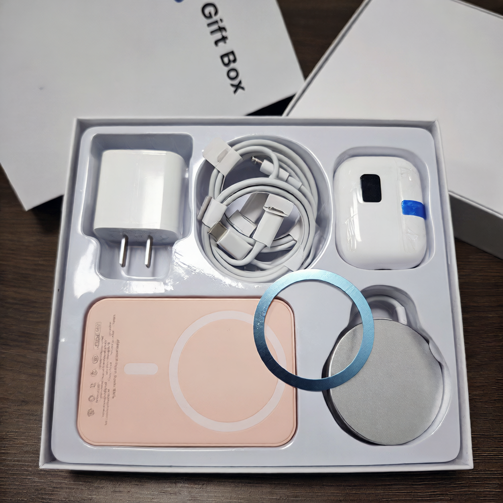 Magnetic Charging Kit with Bluetooth Earphones