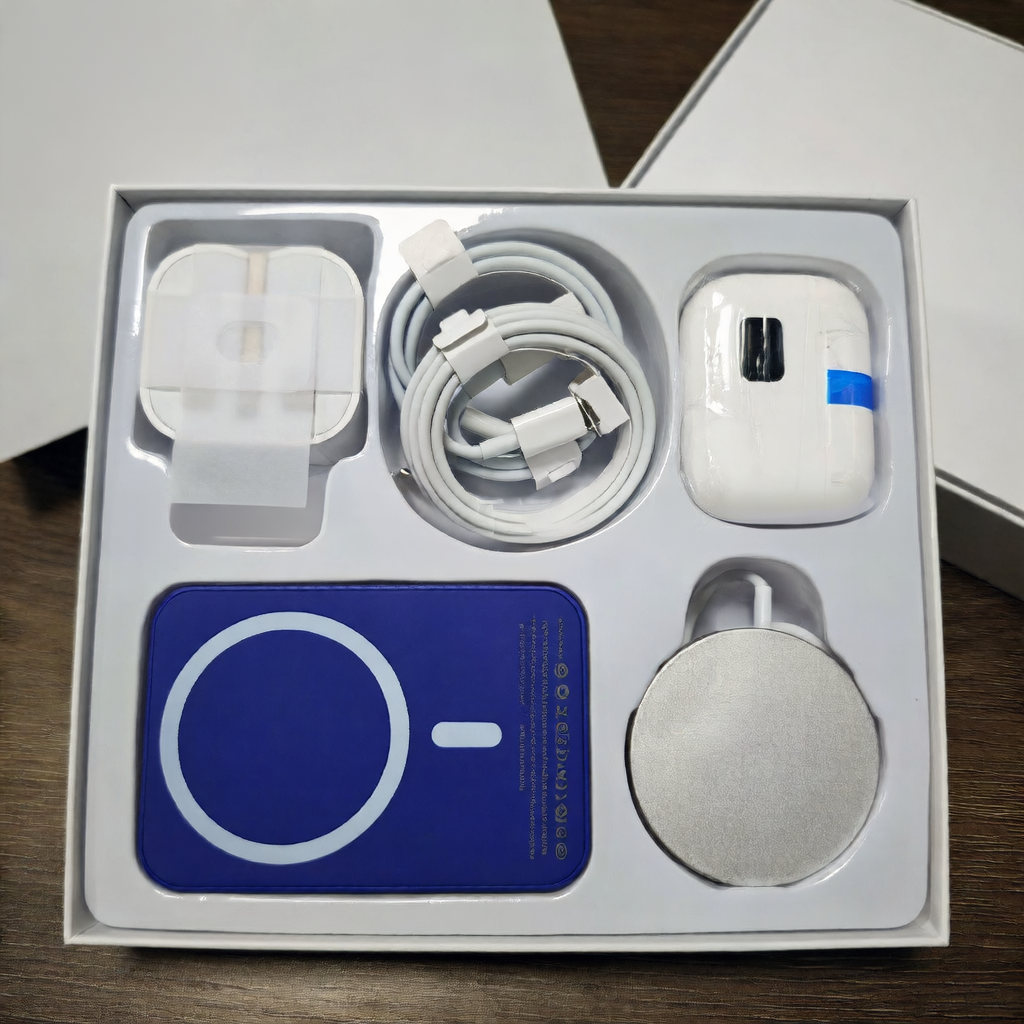 Magnetic Charging Kit with Bluetooth Earphones