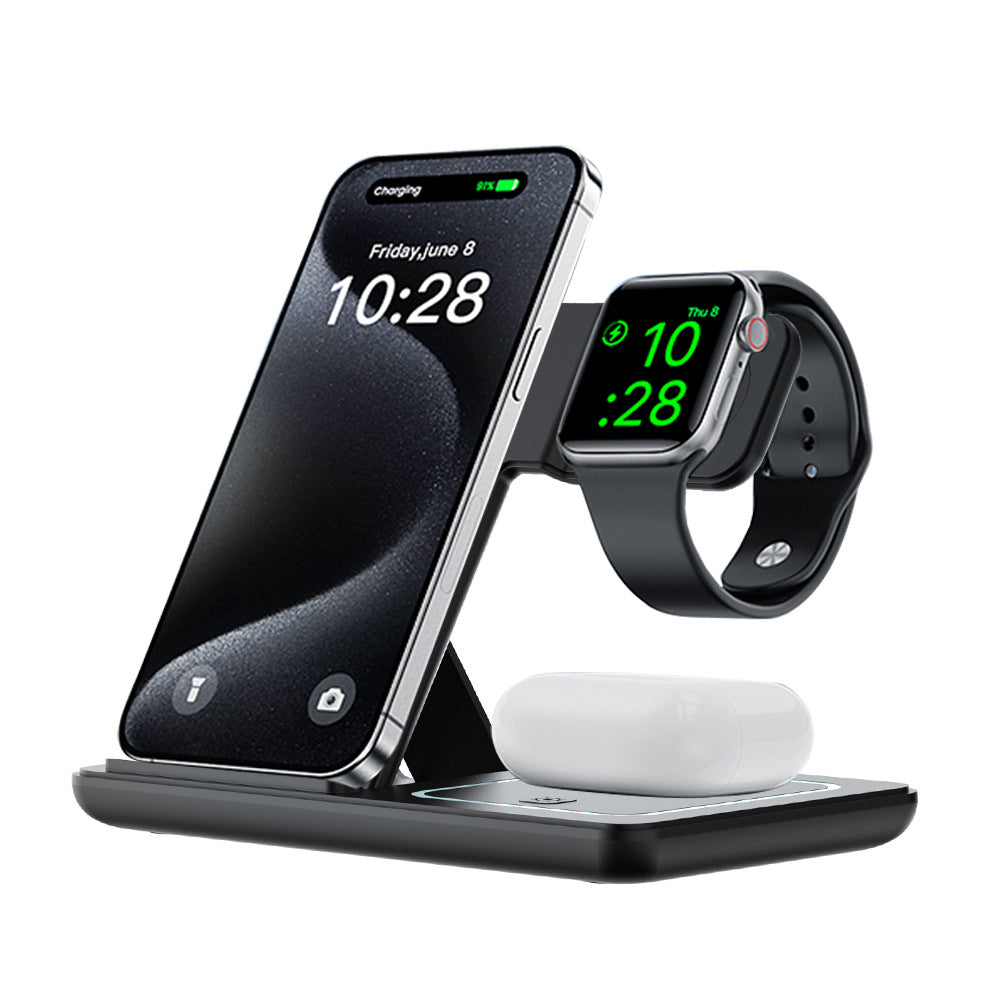 Foldable Wireless Charging Phone Holder