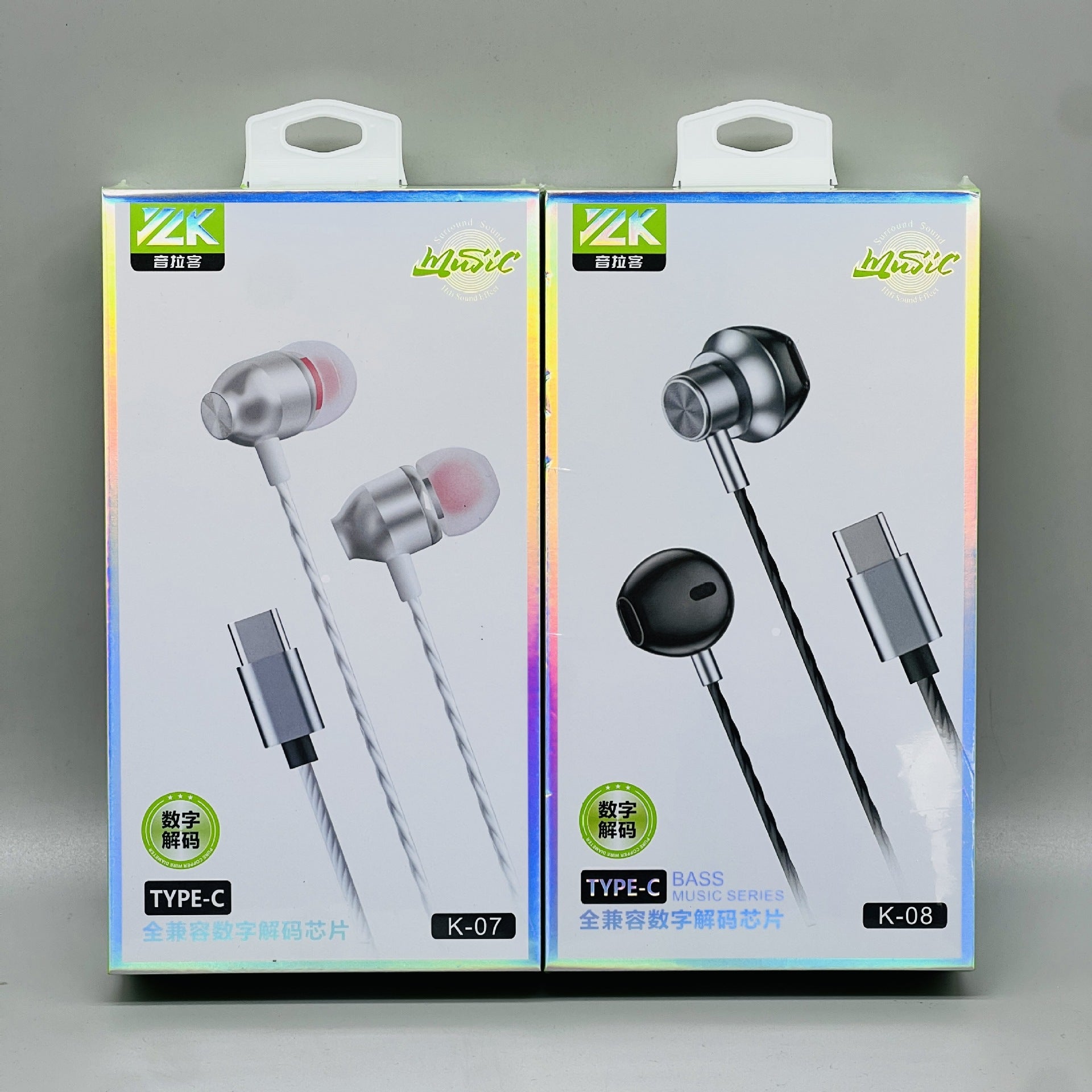Metal Type-C Wired Earphones with Microphone